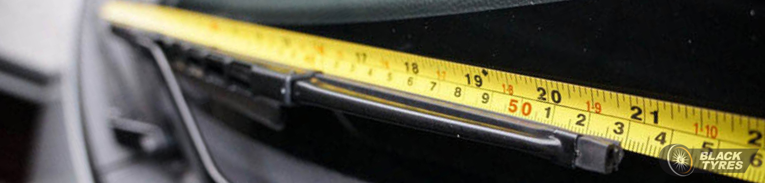 Измерение длины стеклоочистителя