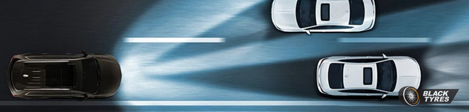 Система адаптивного освещения сегментирует потоки света, чтобы не слепить встречных водителей